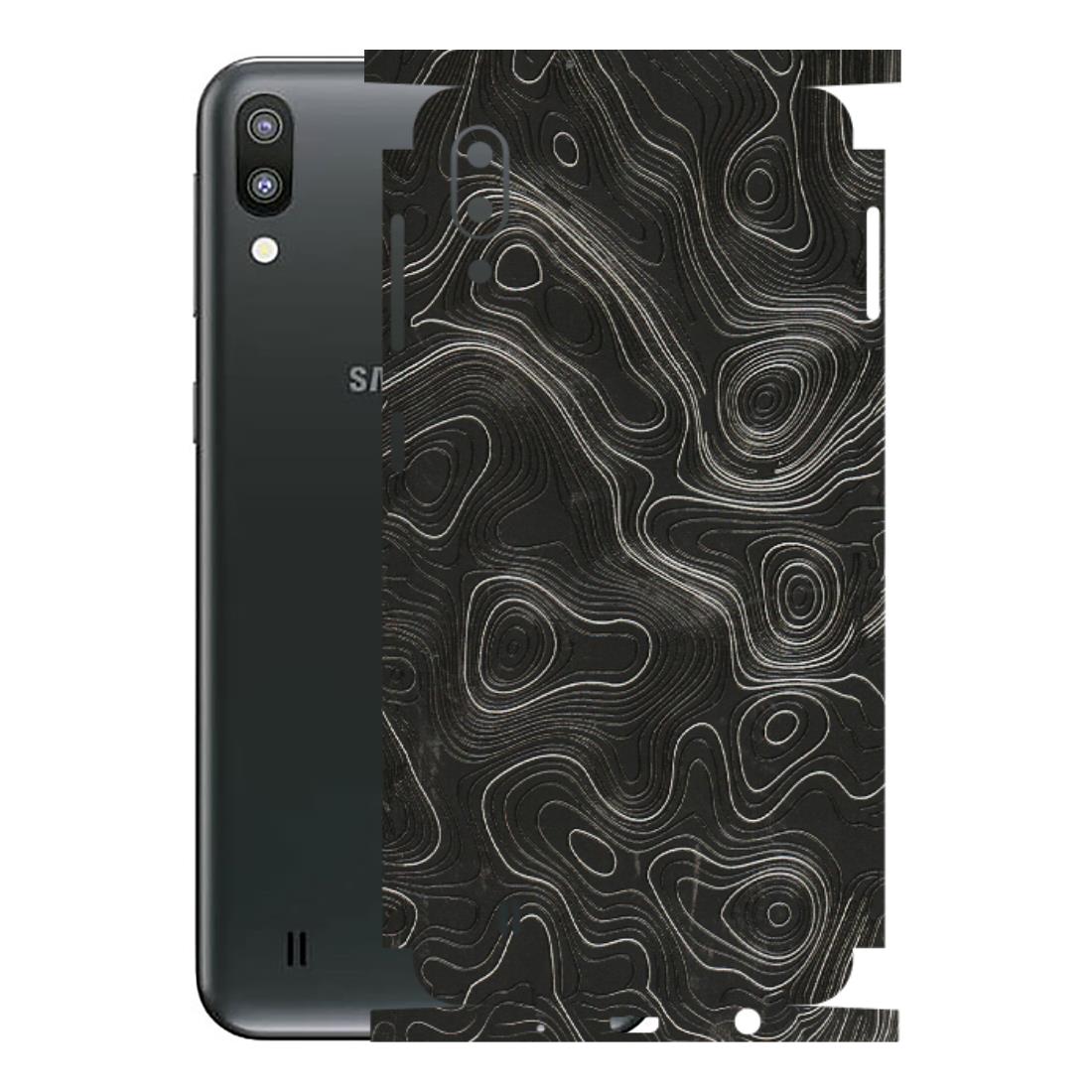Samsung M/F/Note/Flip and C Phone Skins (All Models) - Abstract White Line Map - 3D Embossed Finish (L-269) Samsung Galaxy M10
