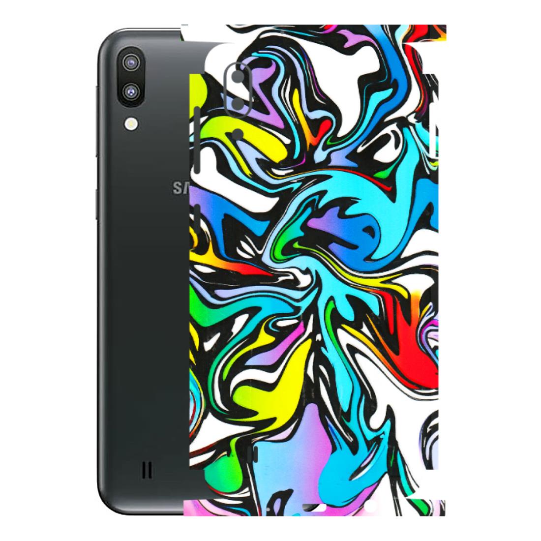 Samsung M/F/Note/Flip and C Phone Skins (All Models) - Abstract Colour Paints - 3D Embossed Finish (L-271) Samsung Galaxy M10