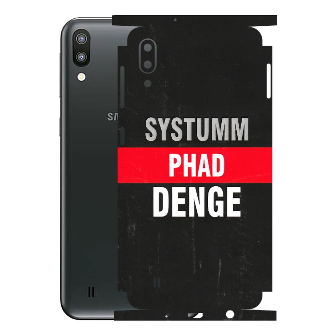 Samsung M/F/Note/Flip and C Phone Skins (All Models) - Systumm Phad Denge - 3D Embossed Finish (L-278) Samsung Galaxy M10