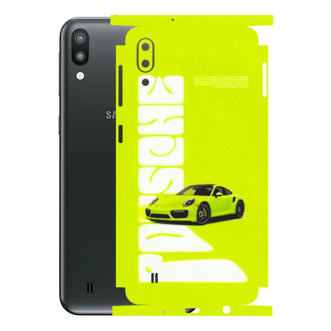Samsung M/F/Note/Flip and C Phone Skins (All Models) - Lime Green Porche - 3D Embossed Finish (L-30) Samsung Galaxy M10