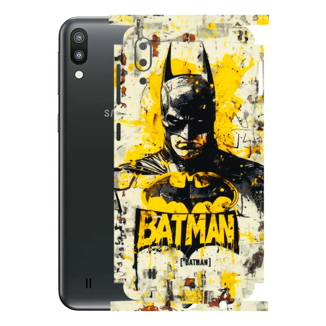 Samsung M/F/Note/Flip and C Phone Skins (All Models) - Batman Yellow BT - 3D Embossed Finish (L-304) Samsung Galaxy M10