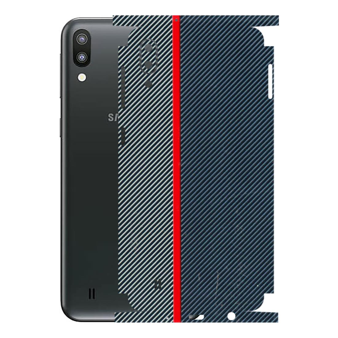 Samsung M/F/Note/Flip and C Phone Skins (All Models) - Blue Sober Lines - 3D Embossed Finish (L-305) Samsung Galaxy M10