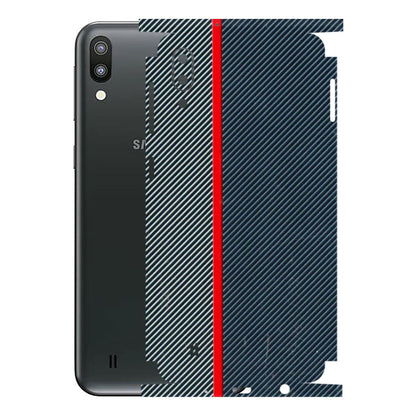 Samsung M/F/Note/Flip and C Phone Skins (All Models) - Blue Sober Lines - 3D Embossed Finish (L-305) Samsung Galaxy M10