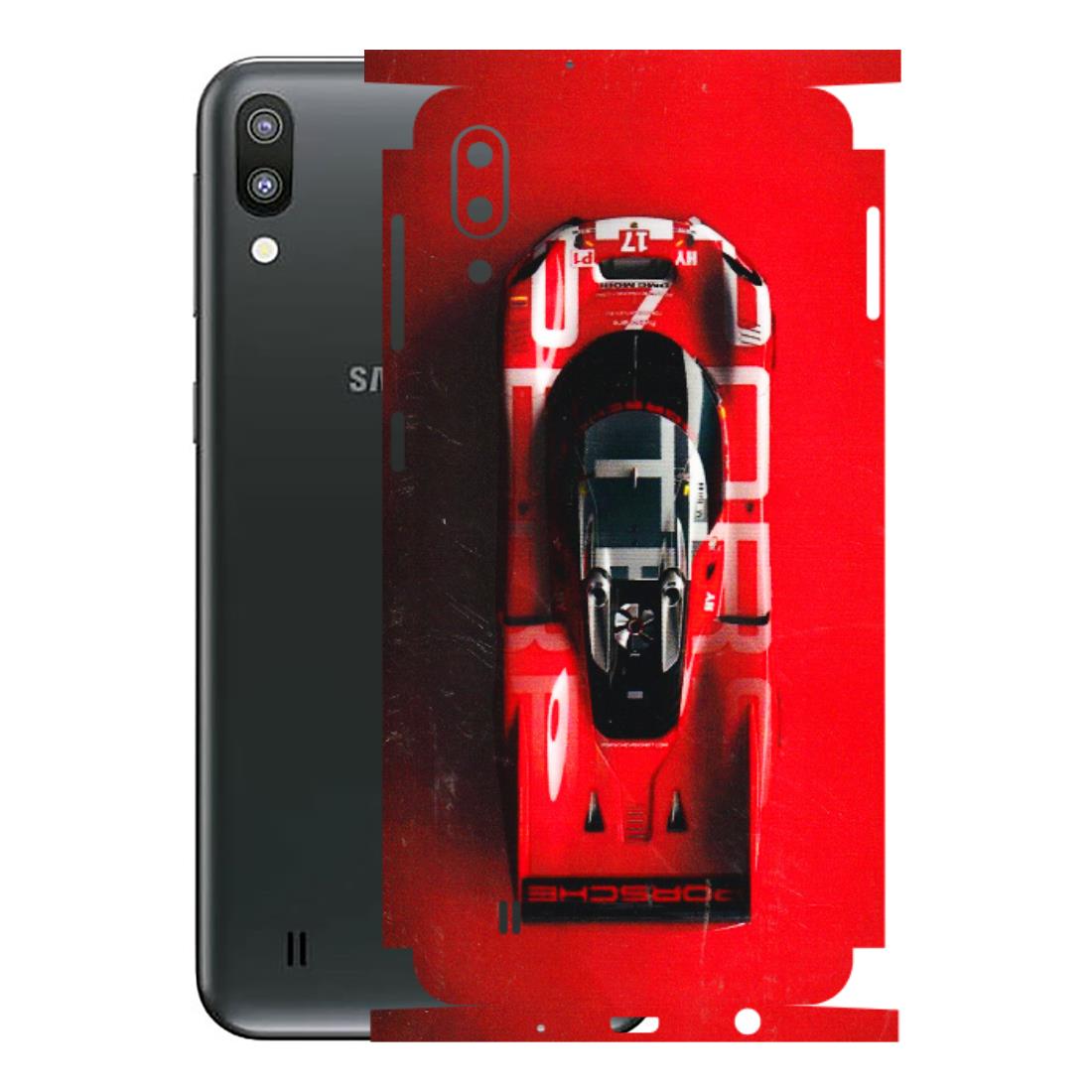 Samsung M/F/Note/Flip and C Phone Skins (All Models) - Red Porsche Car Logo - 3D Embossed Finish (L-315) Samsung Galaxy M10