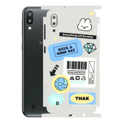 Samsung M/F/Note/Flip and C Phone Skins (All Models) - Will Be Okay Design - 3D Embossed Finish (L-316) Samsung Galaxy M10