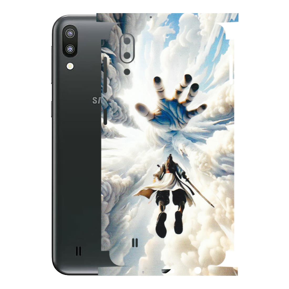 Samsung M/F/Note/Flip and C Phone Skins (All Models) - Big Hand With Monkey King - 3D Embossed Finish (L-323) Samsung Galaxy M10