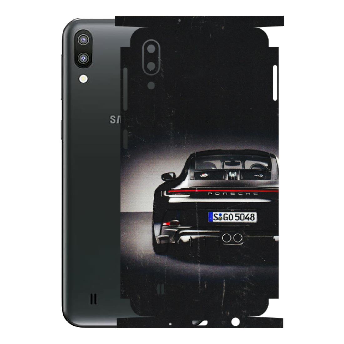 Samsung M/F/Note/Flip and C Phone Skins (All Models) - New Black Porsche GT3 - 3D Embossed Finish (L-327) Samsung Galaxy M10