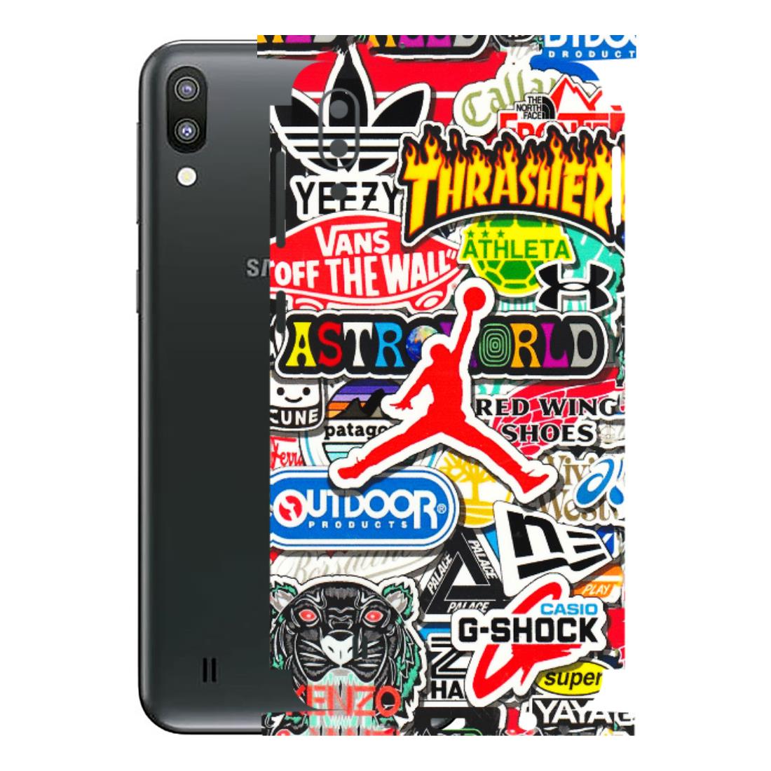 Samsung M/F/Note/Flip and C Phone Skins (All Models) - Multi Brands Sticker Graffiti - 3D Embossed Finish (L-37) Samsung Galaxy M10