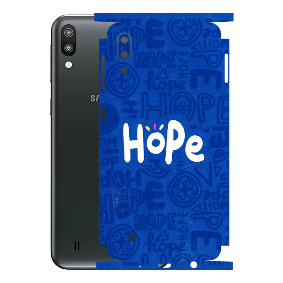 Samsung M/F/Note/Flip and C Phone Skins (All Models) - Hope Doodles Blue - 3D Embossed Finish (L-43) Samsung Galaxy M10