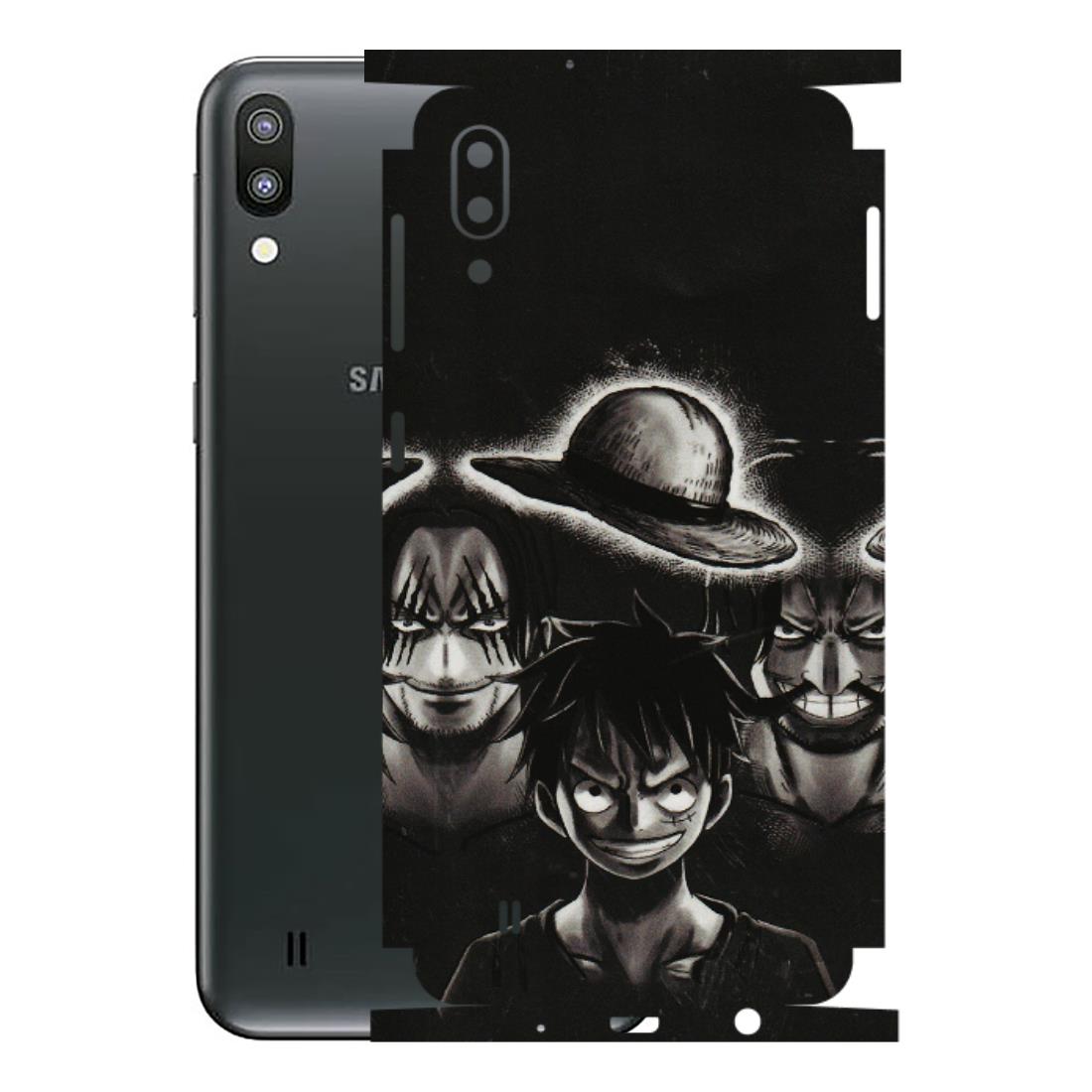 Samsung M/F/Note/Flip and C Phone Skins (All Models) - Black Luffy Hat - 3D Embossed Finish (L-57) Samsung Galaxy M10
