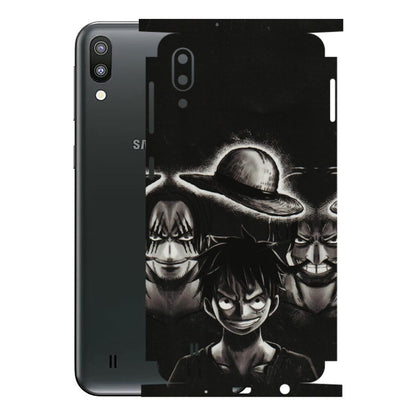 Samsung M/F/Note/Flip and C Phone Skins (All Models) - Black Luffy Hat - 3D Embossed Finish (L-57) Samsung Galaxy M10