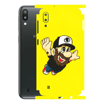 Samsung M/F/Note/Flip and C Phone Skins (All Models) - Flying Beardo - 3D Embossed Finish (L-60) Samsung Galaxy M10