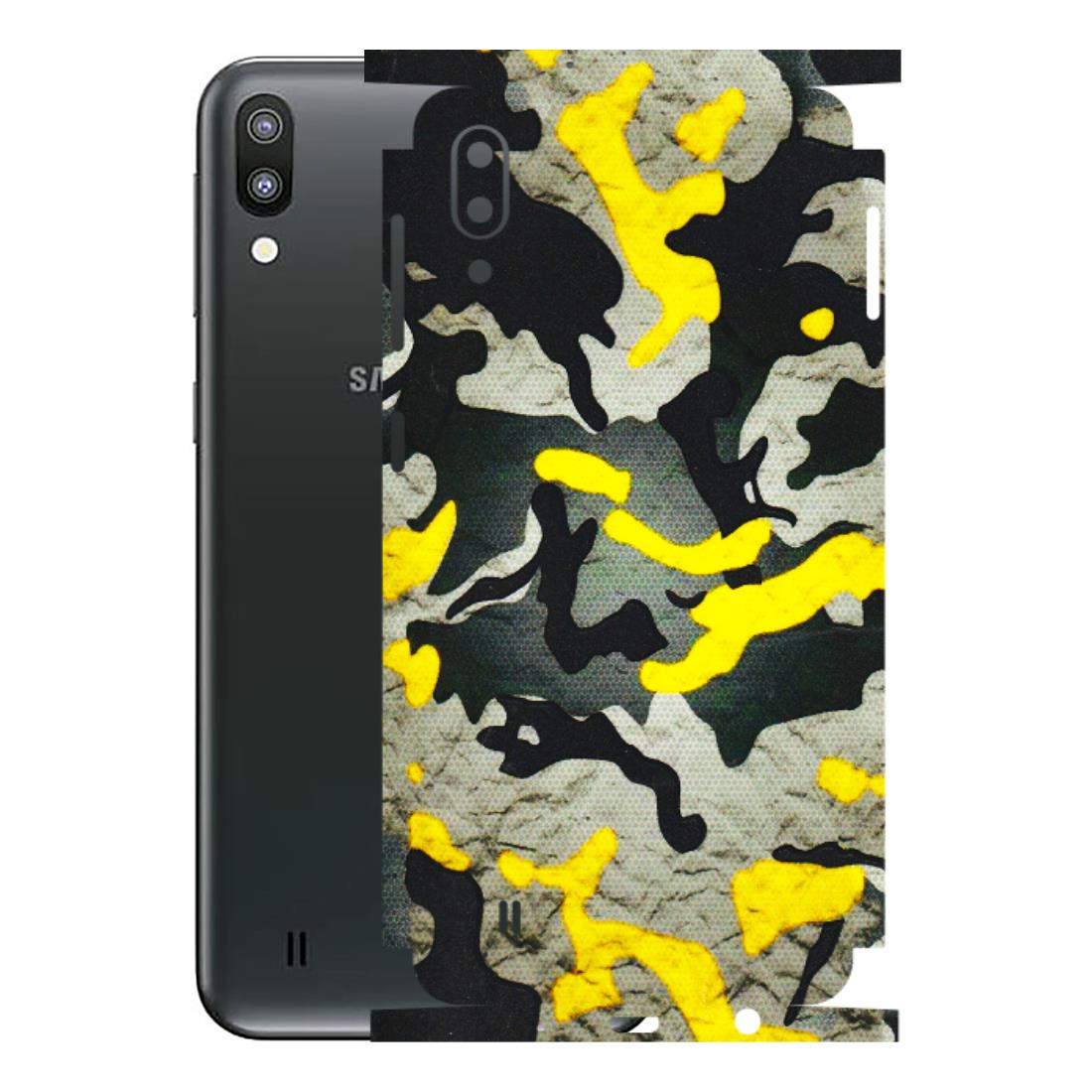 Samsung M/F/Note/Flip and C Phone Skins (All Models) - Yellow Camouflage - 3D Embossed Finish (L-61) Samsung Galaxy M10