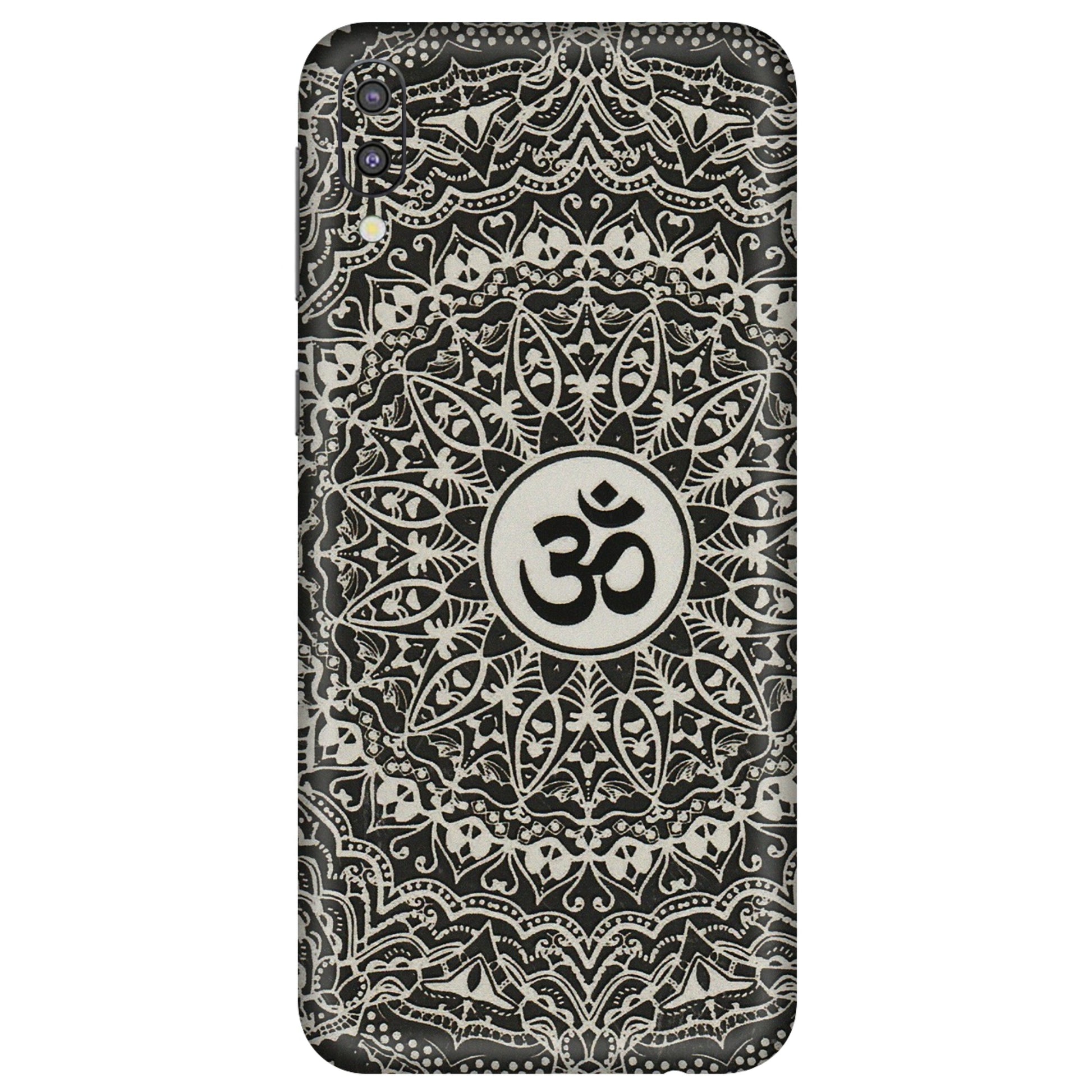 Samsung M/F/Note/Flip and C Phone Skins (All Models) - Aum Elegant Mandala - 3D Embossed Finish (L-62) Samsung Galaxy M10
