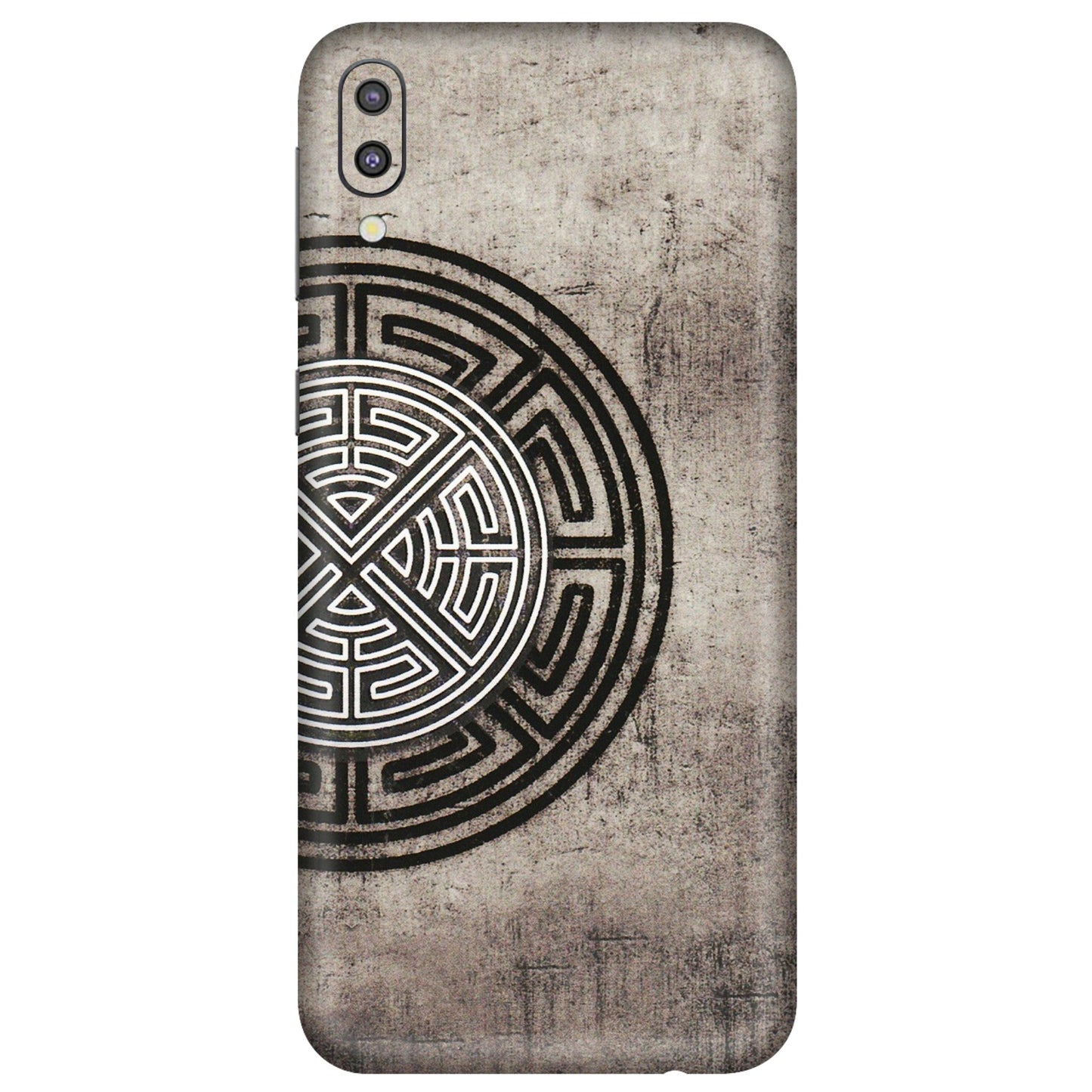 Samsung M/F/Note/Flip and C Phone Skins (All Models) - Mysterious Circular Design - 3D Embossed Finish (L-63) Samsung Galaxy M10