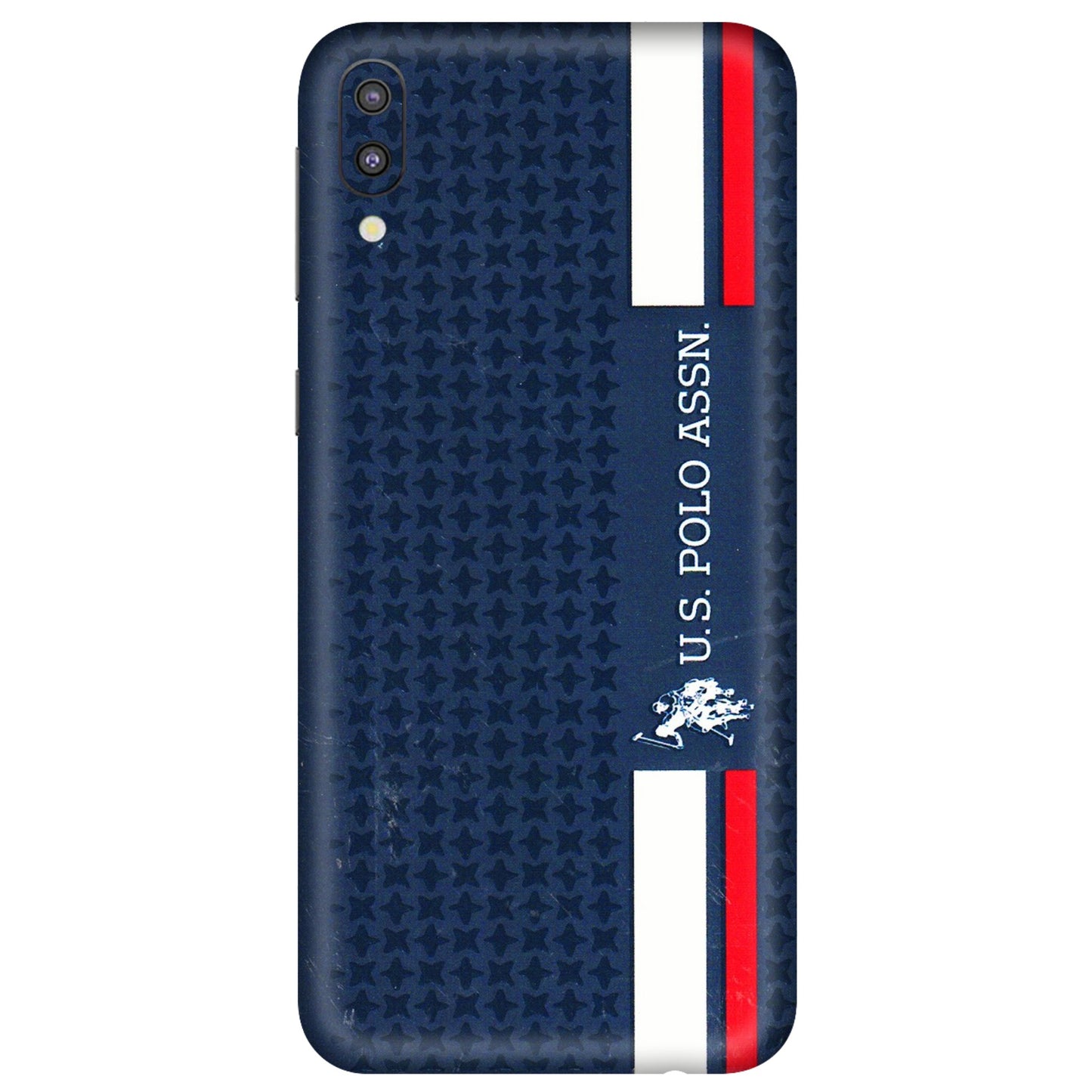Samsung M/F/Note/Flip and C Phone Skins (All Models) - US POLO Designer Brand - 3D Embossed Finish (L-65) Samsung Galaxy M10
