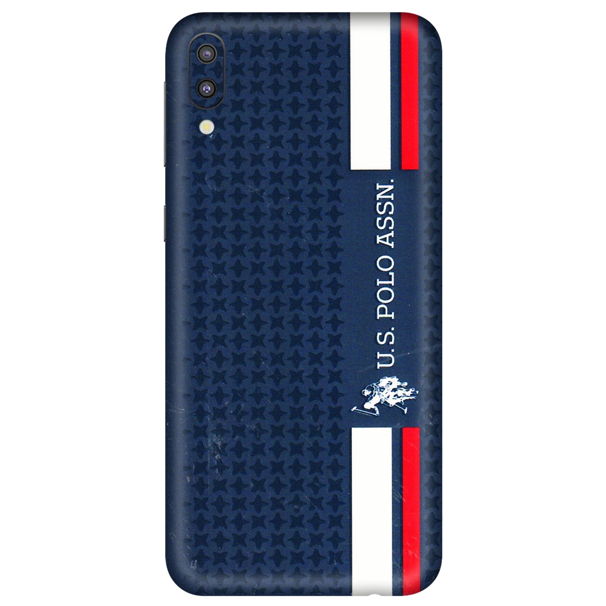 Samsung M/F/Note/Flip and C Phone Skins (All Models) - US POLO Designer Brand - 3D Embossed Finish (L-65) Samsung Galaxy M10