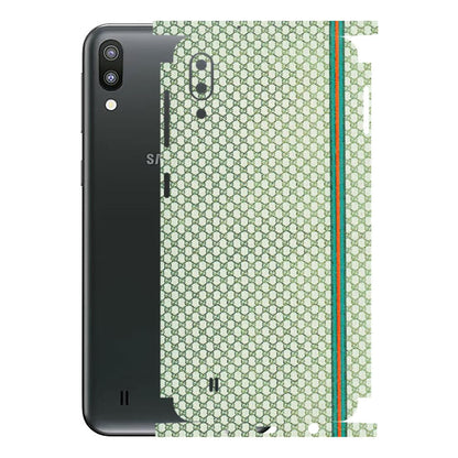 Samsung M/F/Note/Flip and C Phone Skins (All Models) - Gucci Fabric Pattern - 3D Embossed Finish (L-73) Samsung Galaxy M10