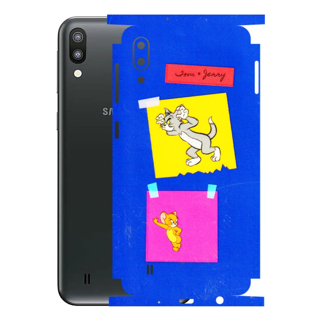 Samsung M/F/Note/Flip and C Phone Skins (All Models) - Tom N Jerry Sticky Notes - 3D Embossed Finish (L-88) Samsung Galaxy M10
