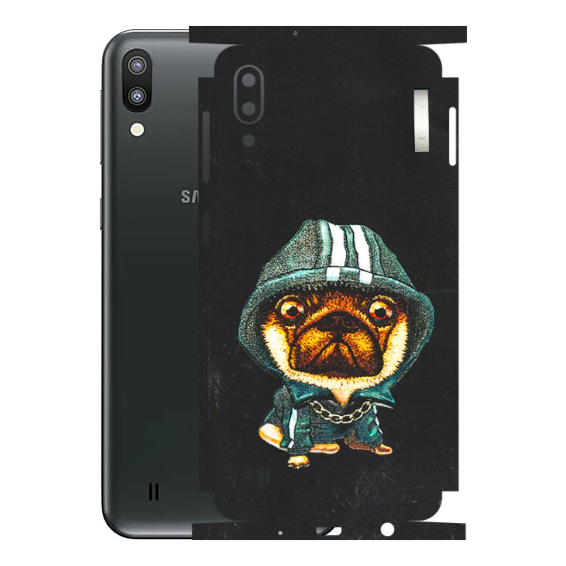 Samsung M/F/Note/Flip and C Phone Skins (All Models) - Puppy N Hoodie - 3D Embossed Finish (L-90) Samsung Galaxy M10