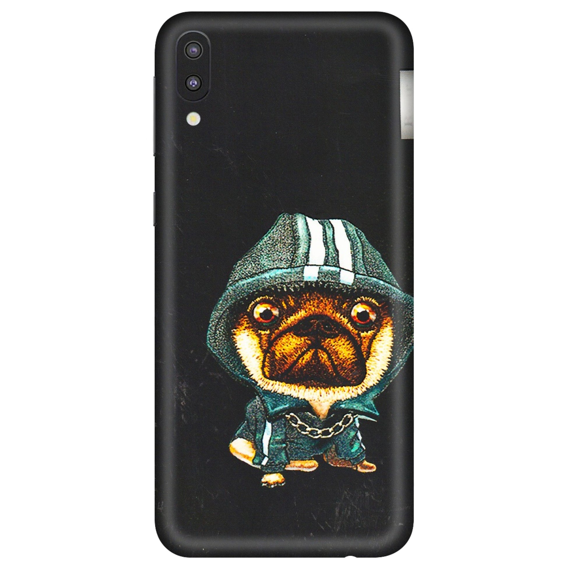 Samsung M/F/Note/Flip and C Phone Skins (All Models) - Puppy N Hoodie - 3D Embossed Finish (L-90) Samsung Galaxy M10