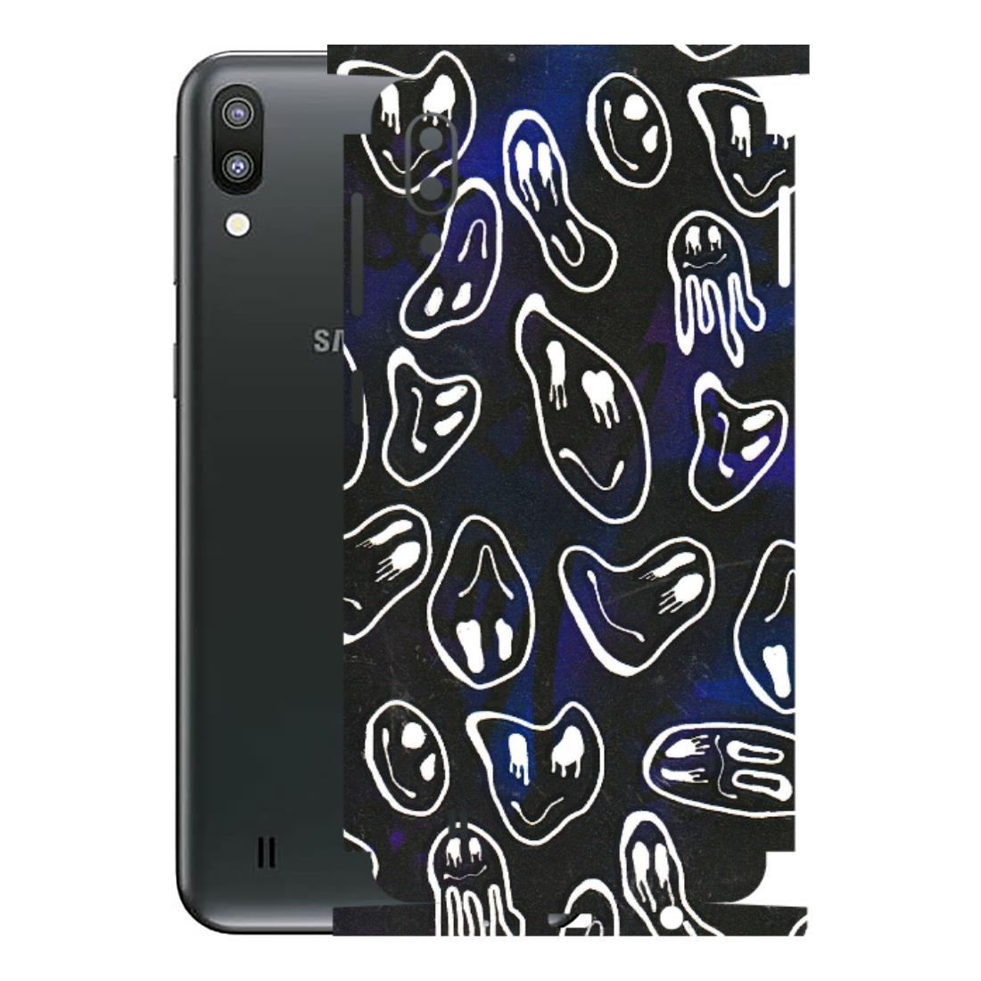 Samsung M/F/Note/Flip and C Phone Skins (All Models) - Distorted Smileys - 3D Embossed Finish (L-92) Samsung Galaxy M10