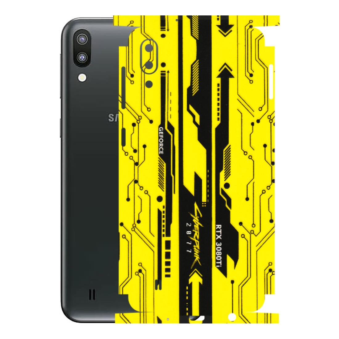 Samsung M/F/Note/Flip and C Phone Skins (All Models) - Yellow Cyberpunk - 3D Embossed Finish (L-93) Samsung Galaxy M10
