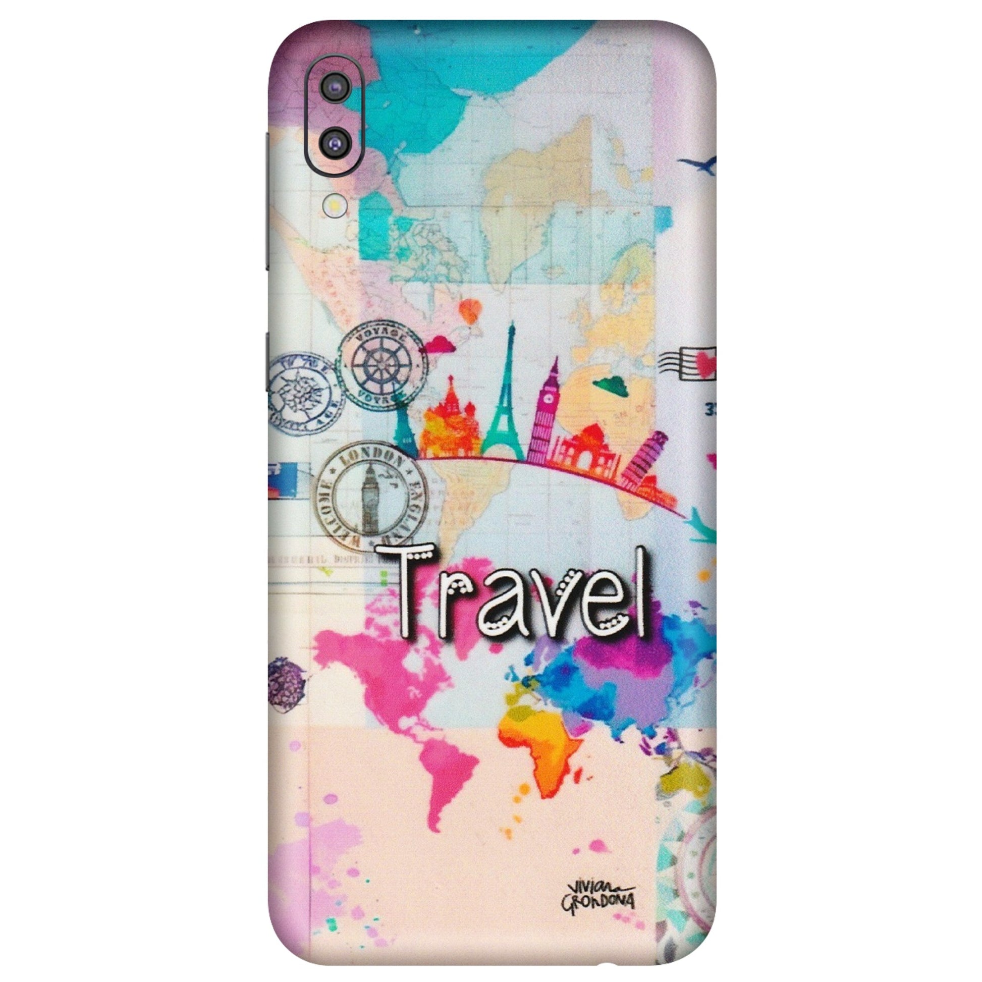 Samsung M/F/Note/Flip and C Phone Skins (All Models) - Travel The Wonders - Matte Finish (M-108) Samsung Galaxy M10