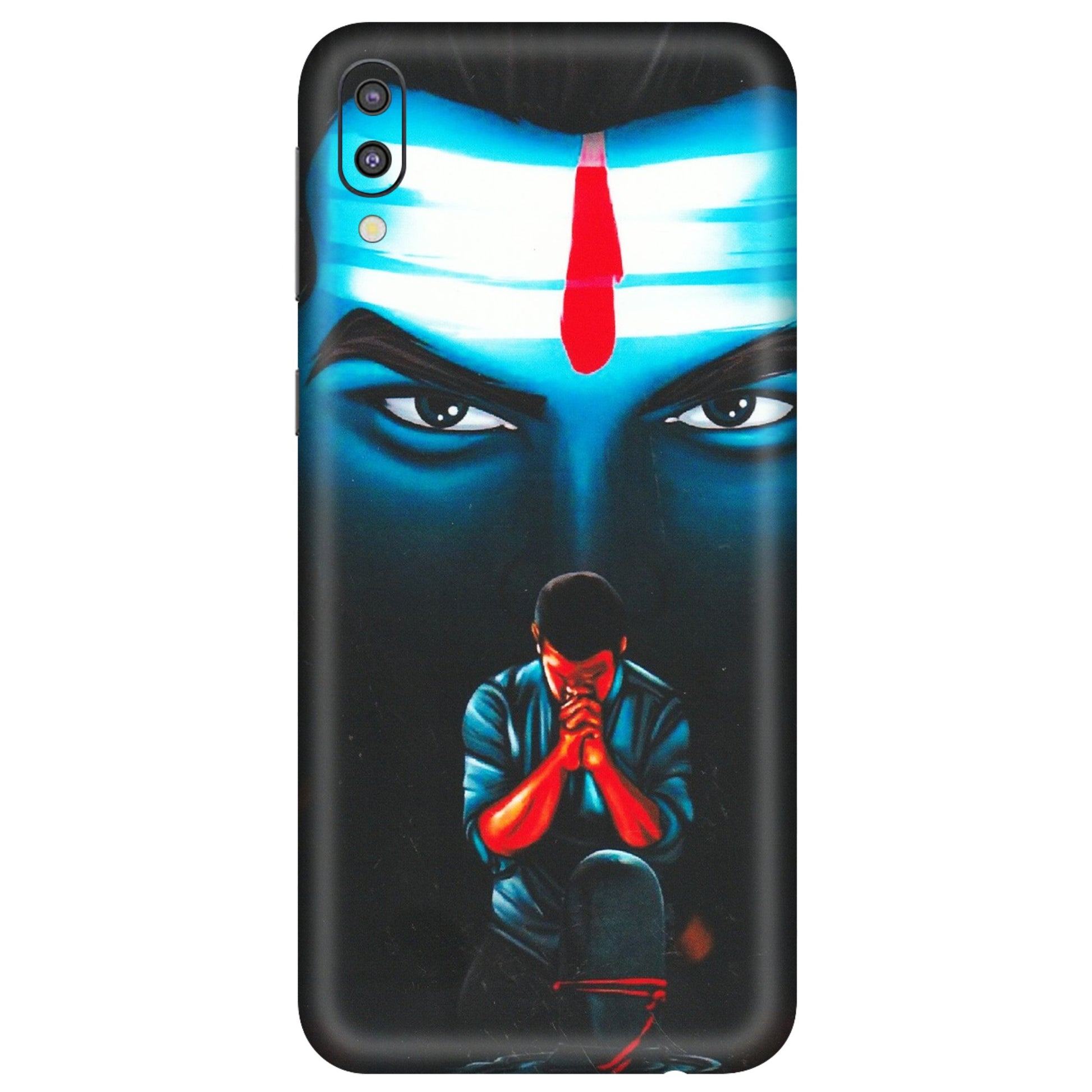 Samsung M/F/Note/Flip and C Phone Skins (All Models) - Mahakal Bhakt - Matte Finish (M-112) Samsung Galaxy M10