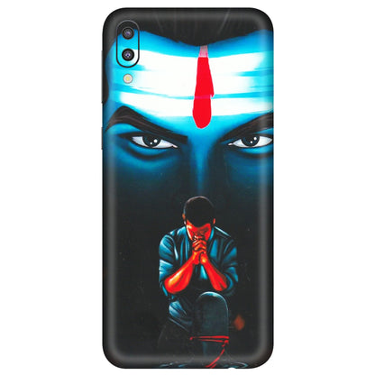 Samsung M/F/Note/Flip and C Phone Skins (All Models) - Mahakal Bhakt - Matte Finish (M-112) Samsung Galaxy M10