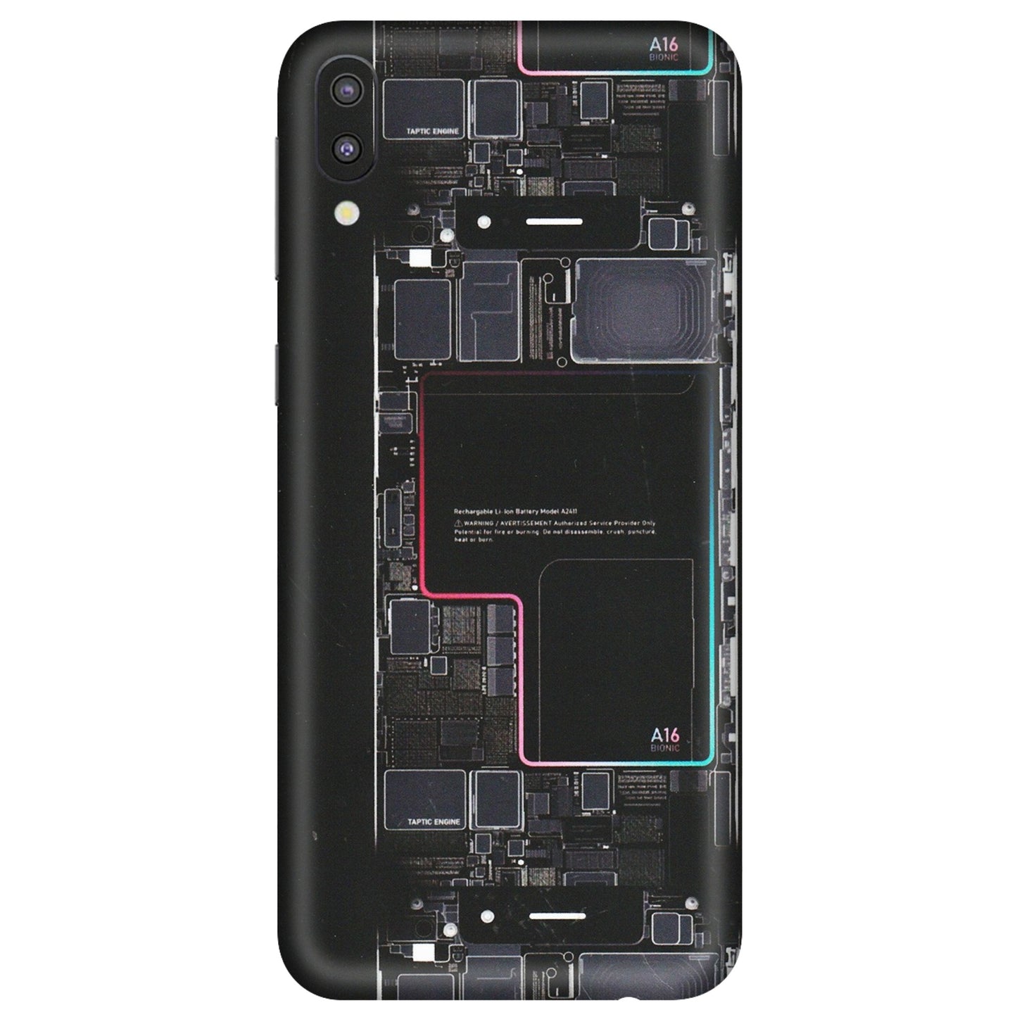 Samsung M/F/Note/Flip and C Phone Skins (All Models) - Motherboard Circuit Layout - Matte Finish (M-117) Samsung Galaxy M10