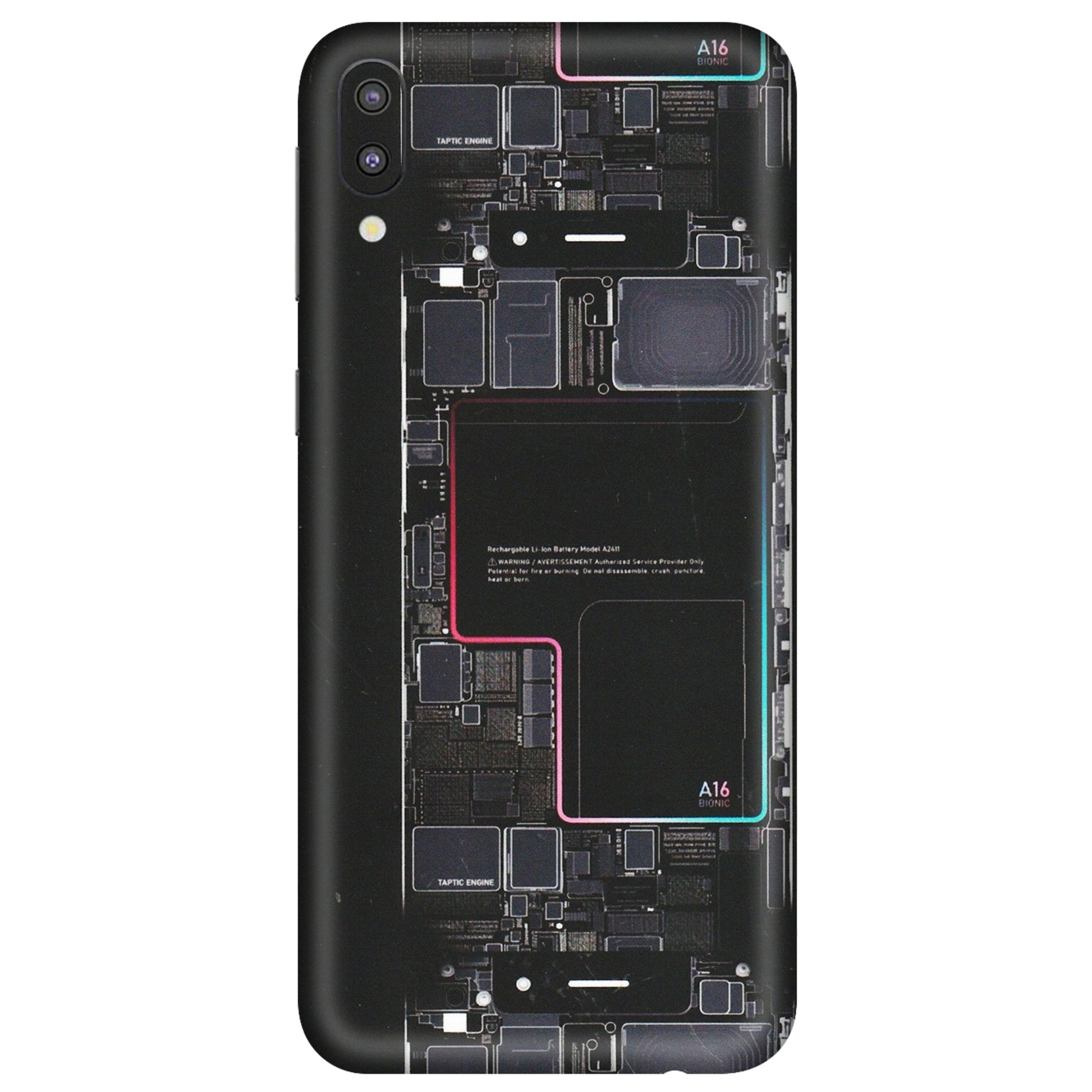Samsung M/F/Note/Flip and C Phone Skins (All Models) - Motherboard Circuit Layout - Matte Finish (M-117) Samsung Galaxy M10