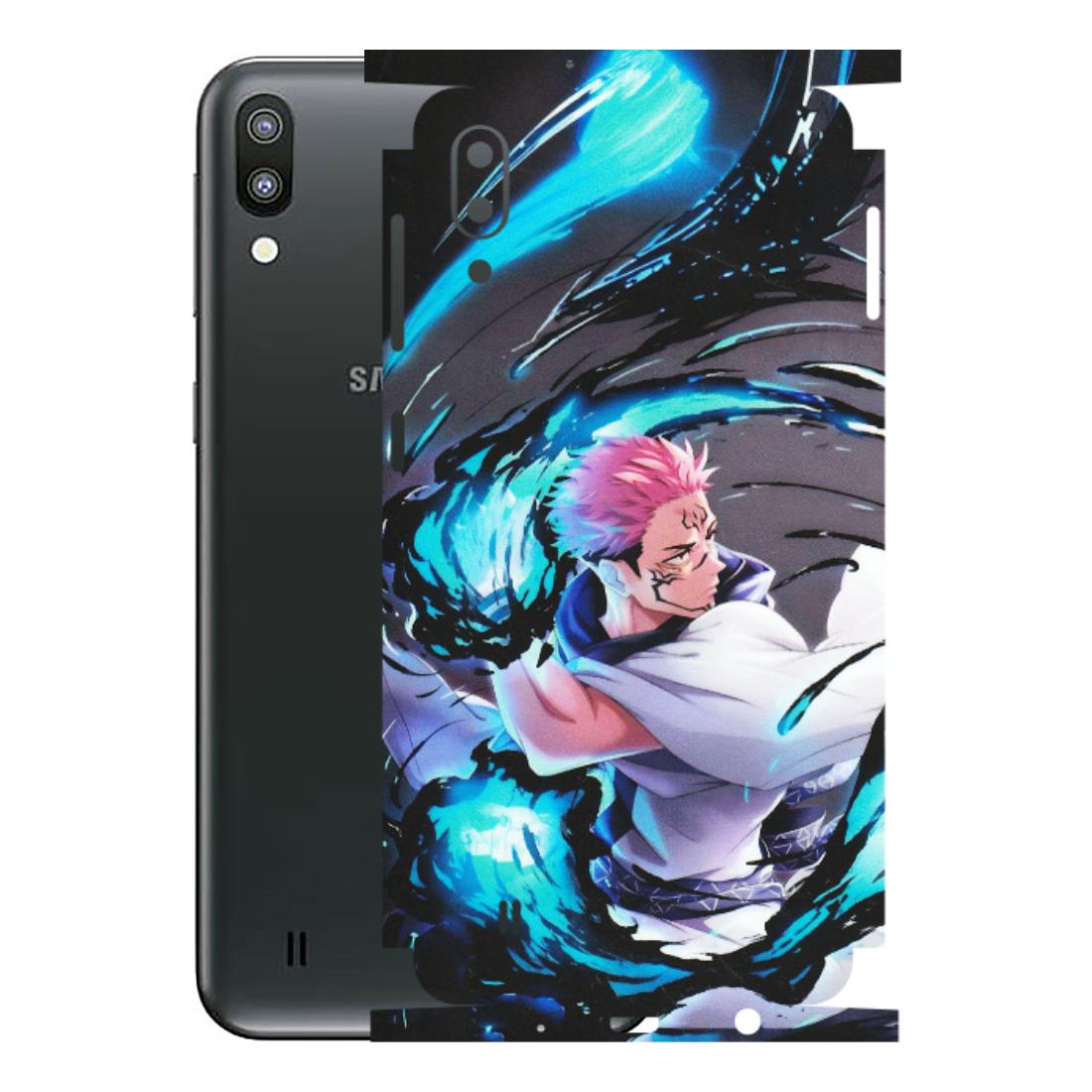 Samsung M/F/Note/Flip and C Phone Skins (All Models) - New Jujutsu Kaisen Grey Blue Anime - Matte Finish (M-127) Samsung Galaxy M10