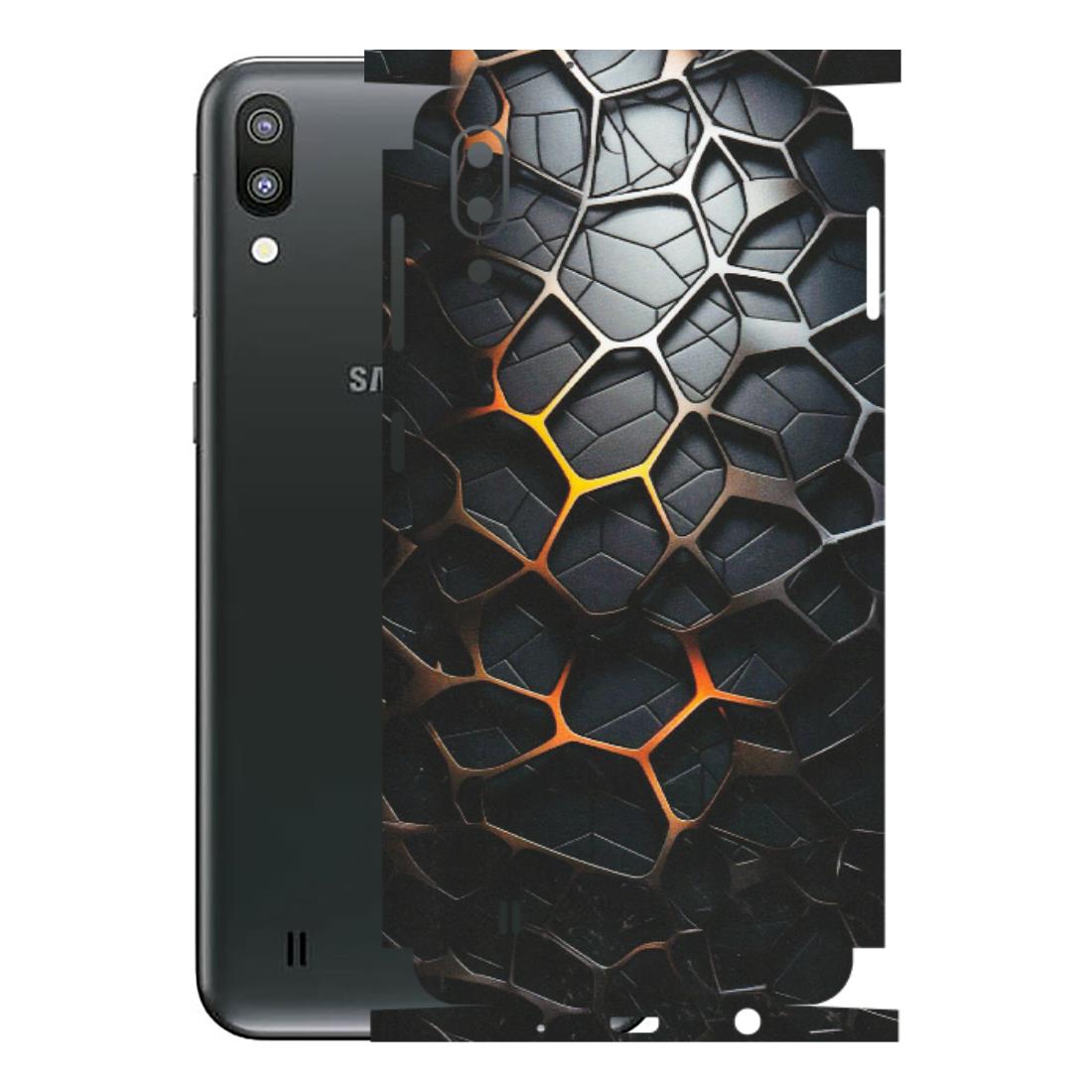 Samsung M/F/Note/Flip and C Phone Skins (All Models) - New Abstract Graphite Tiles - Matte Finish (M-130) Samsung Galaxy M10