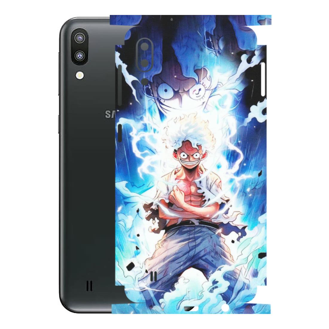 Samsung M/F/Note/Flip and C Phone Skins (All Models) - Blue Thunder Luffy Anime - Matte Finish (M-132) Samsung Galaxy M10