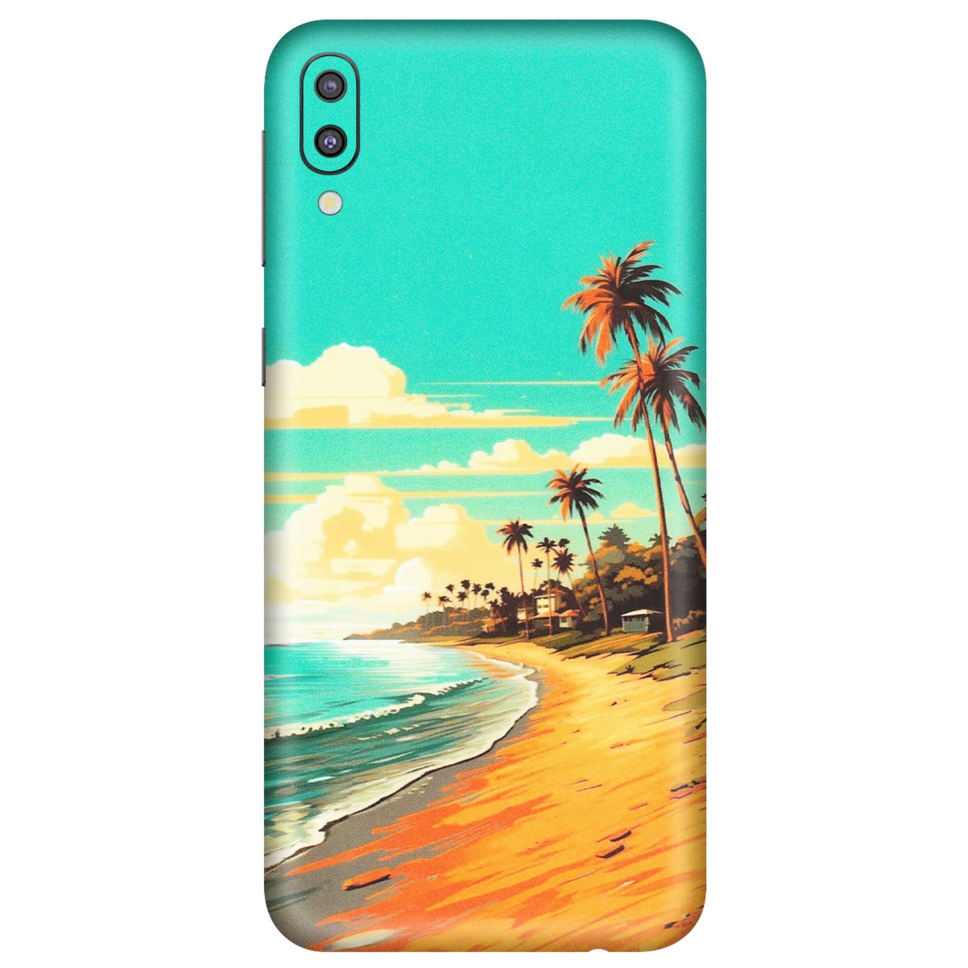 Samsung M/F/Note/Flip and C Phone Skins (All Models) - Miami Beach - Matte Finish (M-136) Samsung Galaxy M10