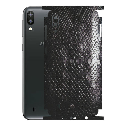 Samsung M/F/Note/Flip and C Phone Skins (All Models) - Black Snack Leather - Matte Finish (M-147) Samsung Galaxy M10