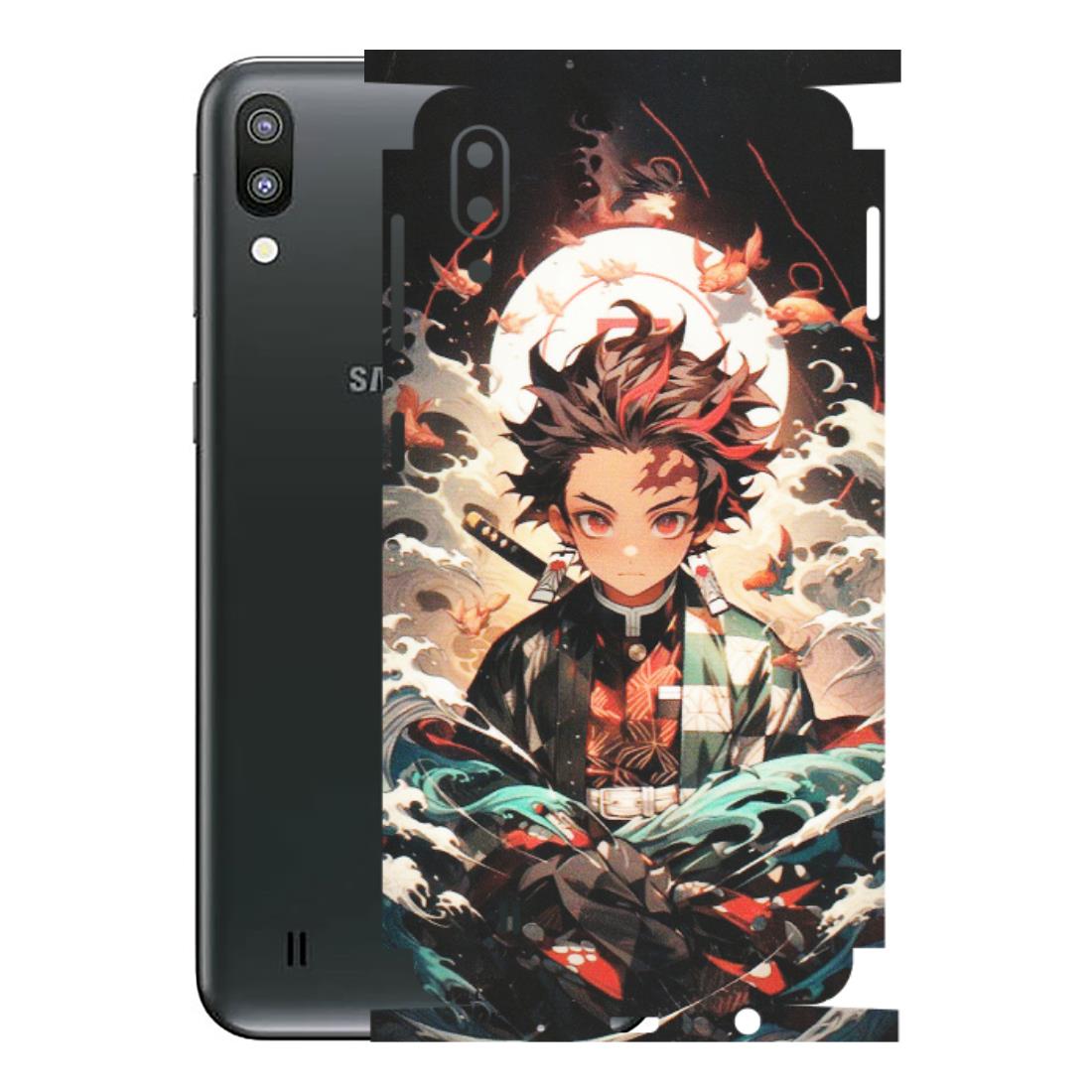Samsung M/F/Note/Flip and C Phone Skins (All Models) - Tanjiro Demon Slayer Anime - Matte Finish (M-158) Samsung Galaxy M10