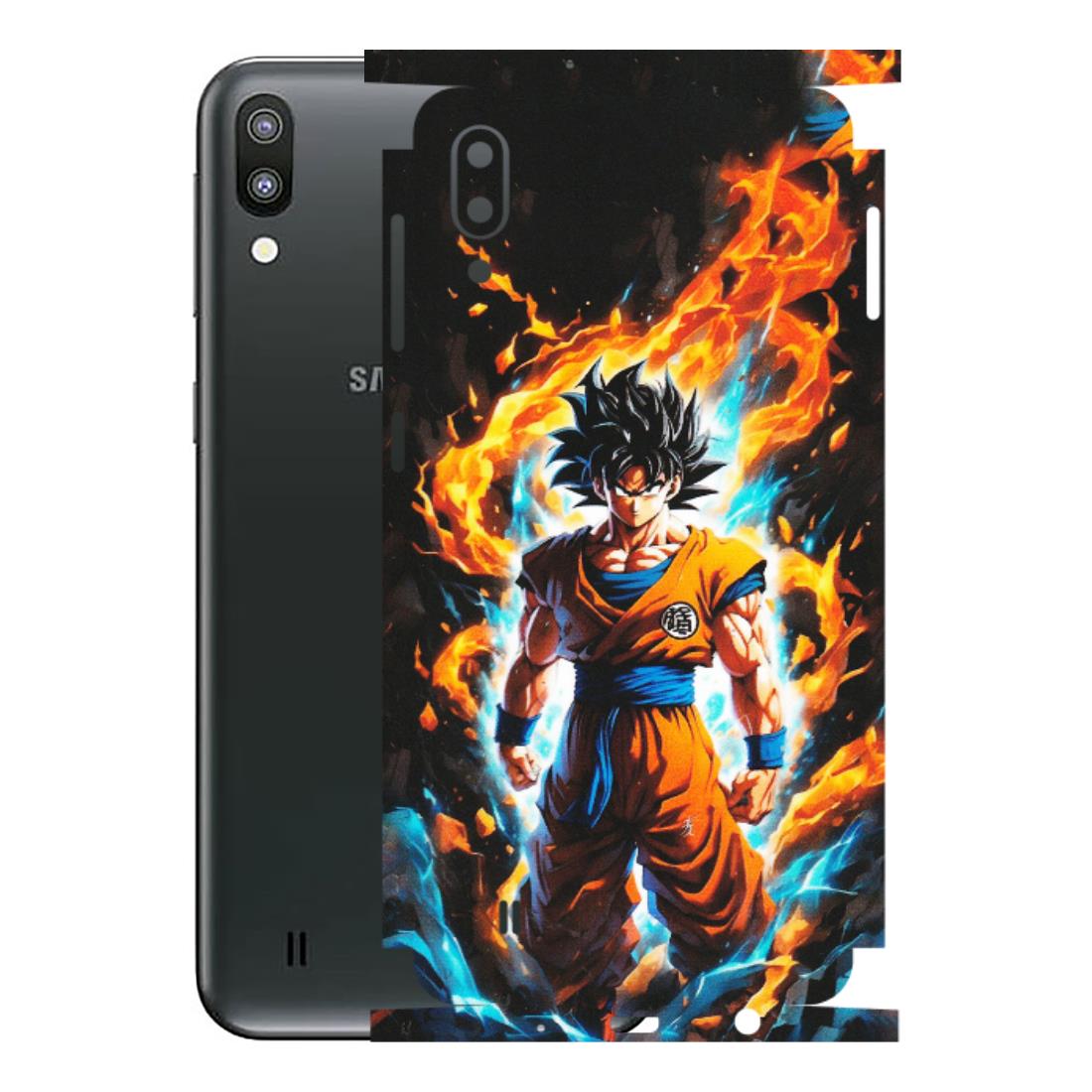 Samsung M/F/Note/Flip and C Phone Skins (All Models) - Goku Transformation Anime - Matte Finish (M-159) Samsung Galaxy M10