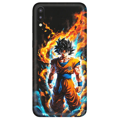 Samsung M/F/Note/Flip and C Phone Skins (All Models) - Goku Transformation Anime - Matte Finish (M-159) Samsung Galaxy M10