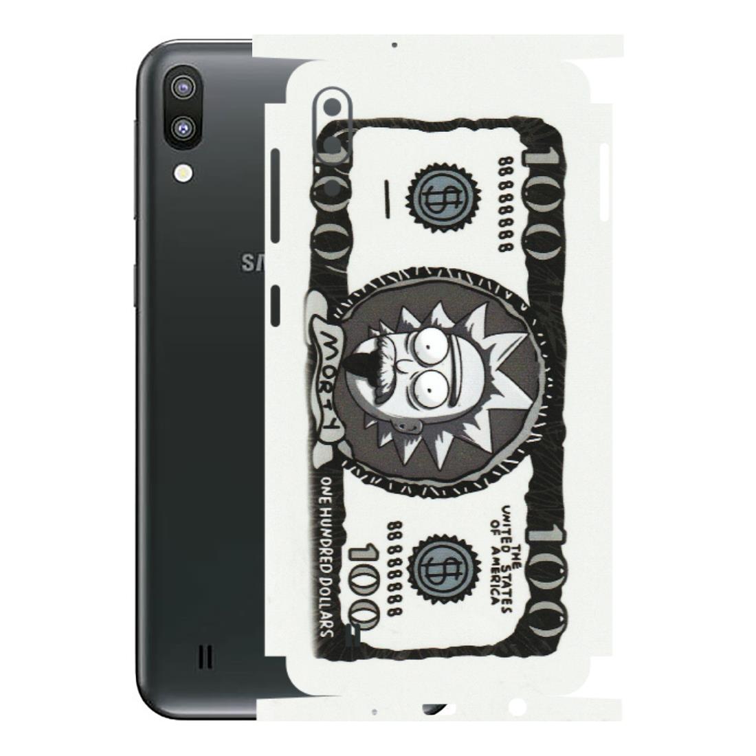 Samsung M/F/Note/Flip and C Phone Skins (All Models) - Rick And Morty Hundred Dollar Anime - Matte Finish (M-161) Samsung Galaxy M10