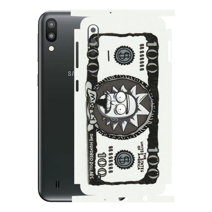 Samsung M/F/Note/Flip and C Phone Skins (All Models) - Rick And Morty Hundred Dollar Anime - Matte Finish (M-161) Samsung Galaxy M10