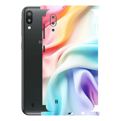 Samsung M/F/Note/Flip and C Phone Skins (All Models) - Colourful Silk Cloth - Matte Finish (M-165) Samsung Galaxy M10