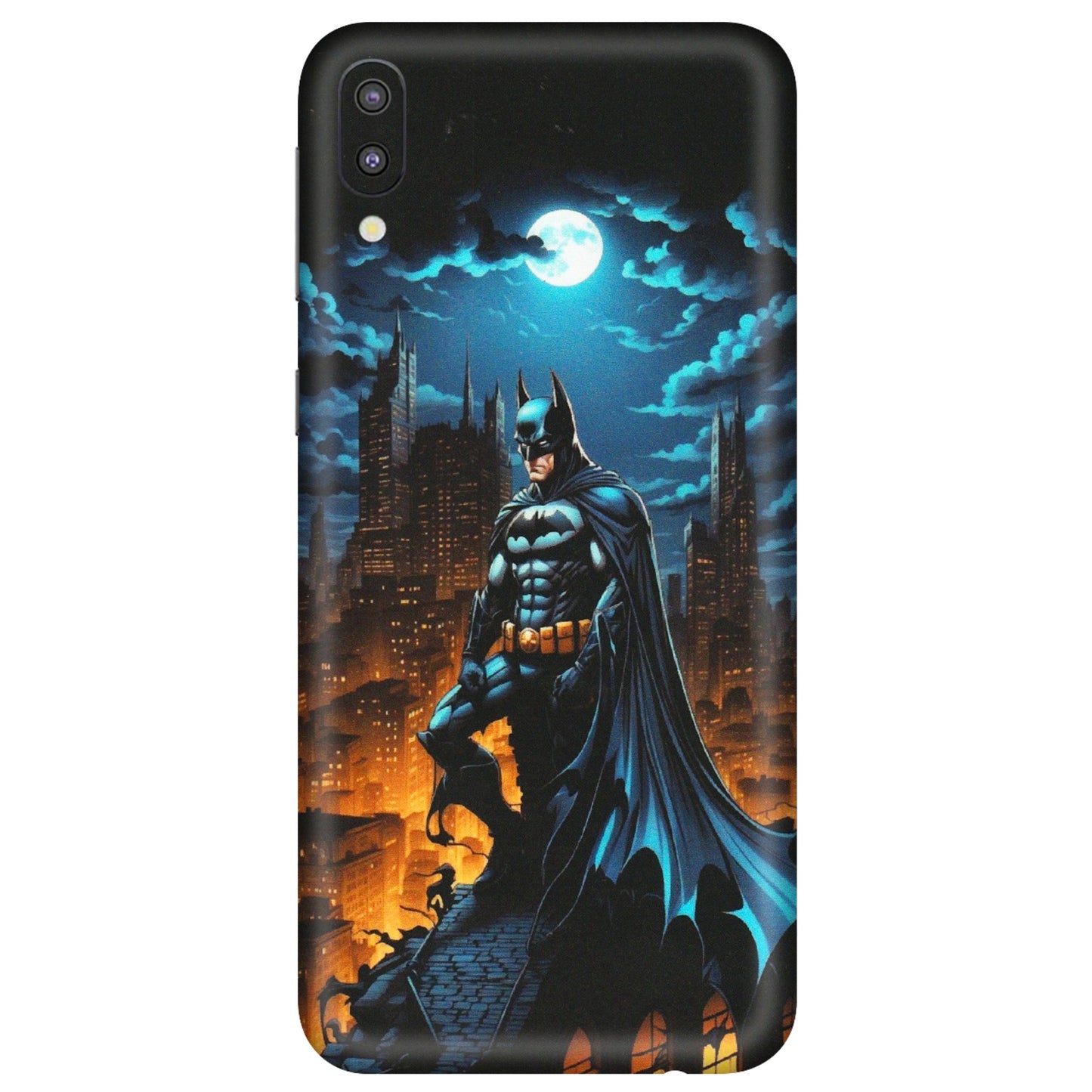 Samsung M/F/Note/Flip and C Phone Skins (All Models) - Batman Arkham City - Matte Finish (M-01) Samsung Galaxy M10