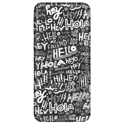 Samsung M/F/Note/Flip and C Phone Skins (All Models) - Hi Hello Doodles - Matte Finish (M-25) Samsung Galaxy M10