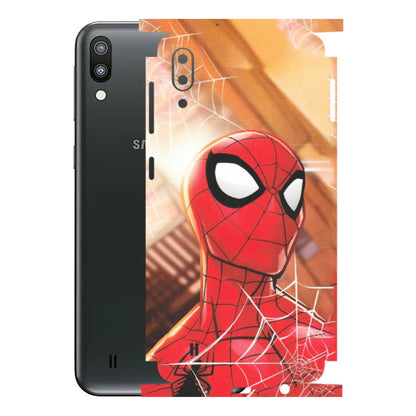 Samsung M/F/Note/Flip and C Phone Skins (All Models) - Spiderman Face New - Matte Finish (M-41) Samsung Galaxy M10