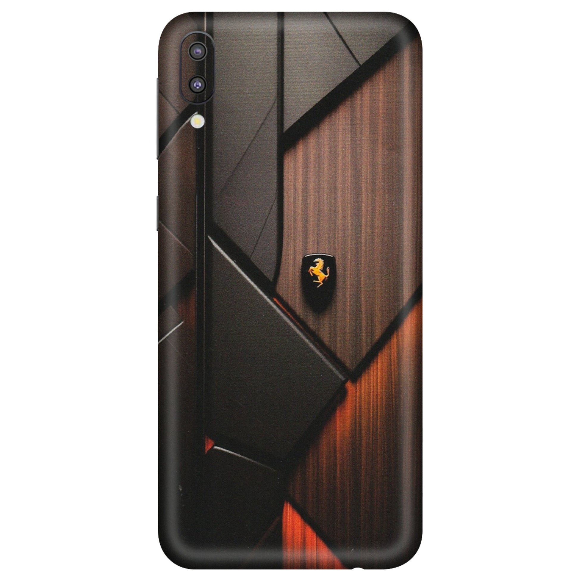 Samsung M/F/Note/Flip and C Phone Skins (All Models) - Lambo Beauty Wood Pattern Sober - Matte Finish (M-51) Samsung Galaxy M10