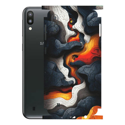 Samsung M/F/Note/Flip and C Phone Skins (All Models) - Abstract Volcanic Layers - Matte Finish (M-52) Samsung Galaxy M10