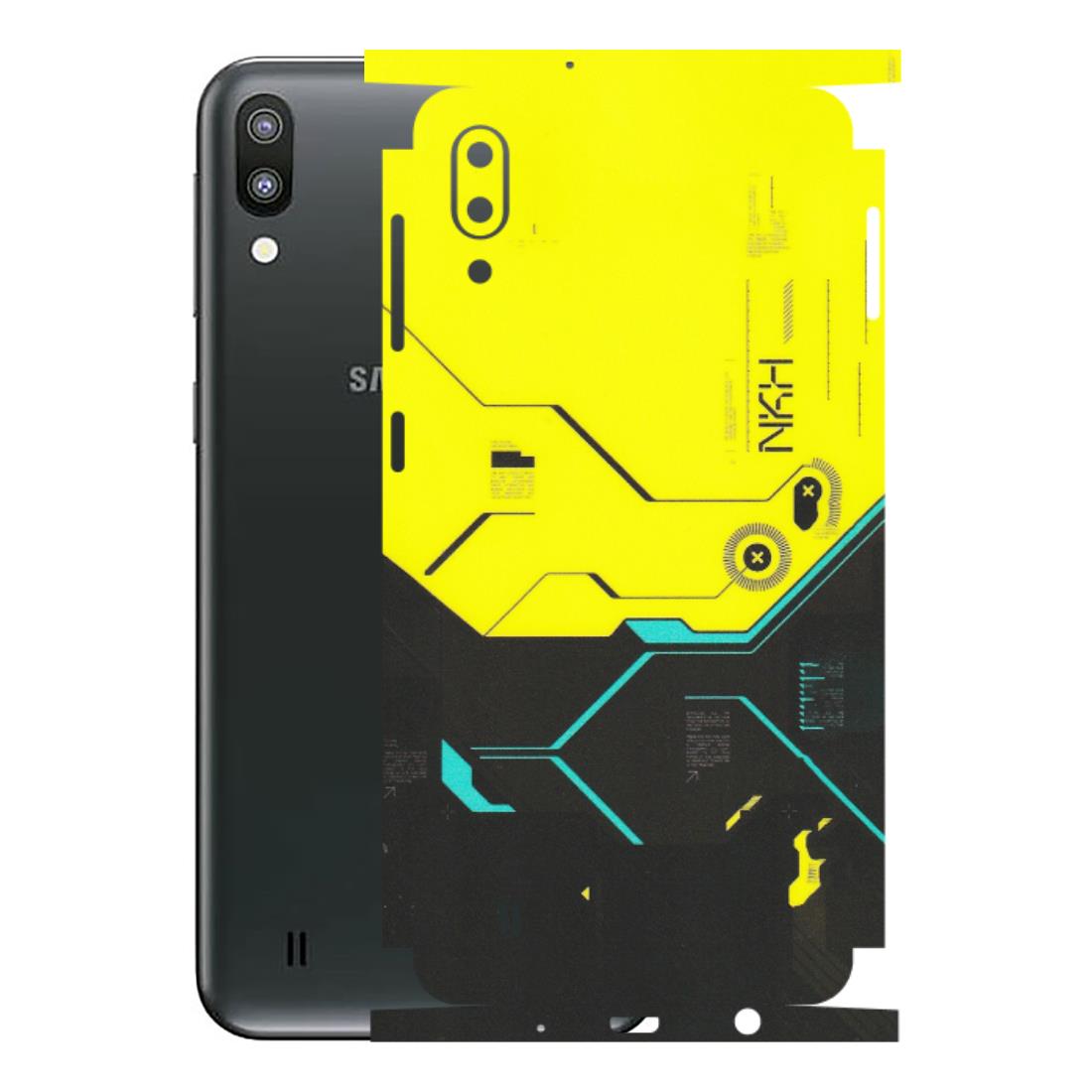 Samsung M/F/Note/Flip and C Phone Skins (All Models) - Black Yellow Technica - Matte Finish (M-53) Samsung Galaxy M10