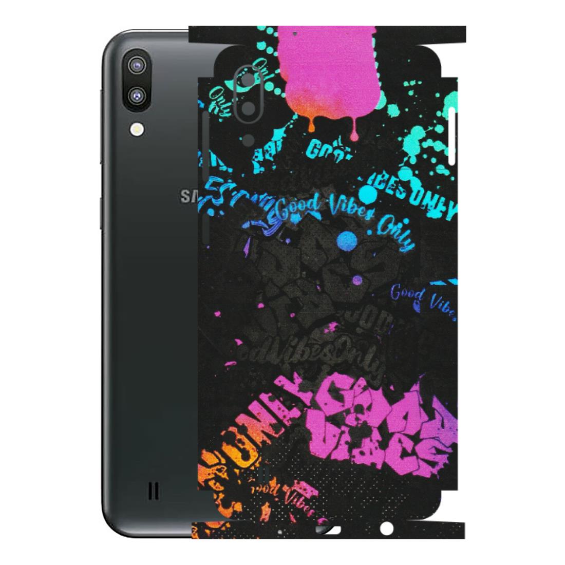 Samsung M/F/Note/Flip and C Phone Skins (All Models) - Majestic Black Vibes - Matte Finish (M-62) Samsung Galaxy M10
